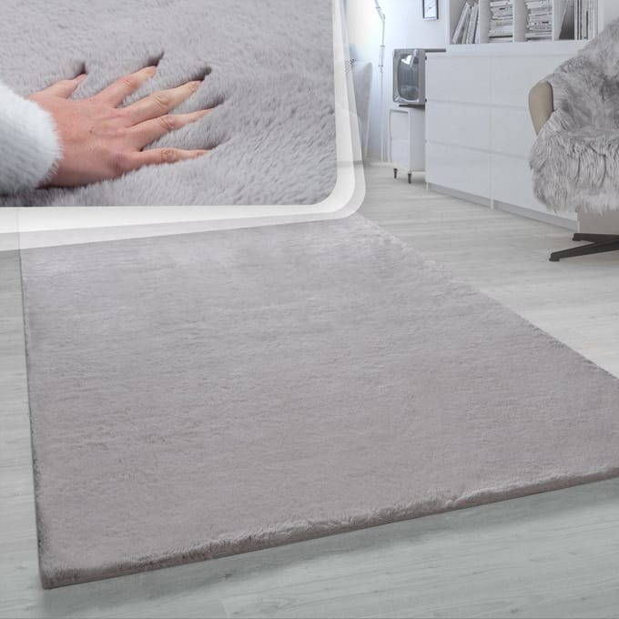 Flycarpets Rabbit Vloerkleed - Grijs