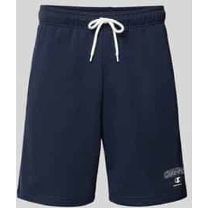 Sweatshorts met logo en elastische band