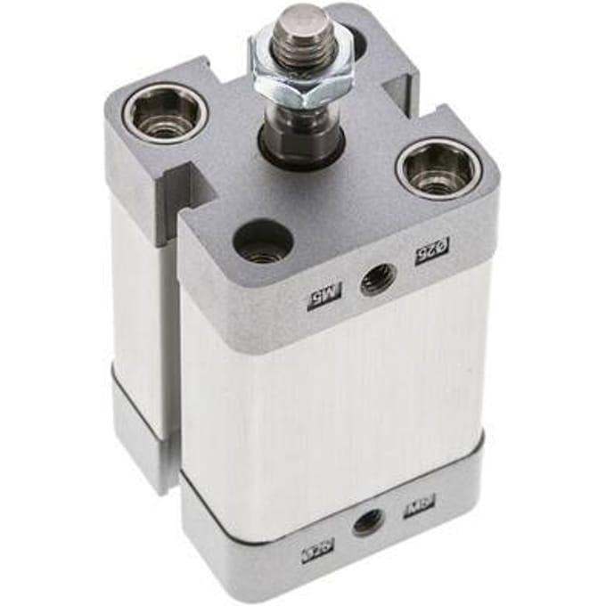 ISO 21287 Compacte Enkelwerkende Cilinder 25-25mm - Magnetisch - Mannelijke Stang