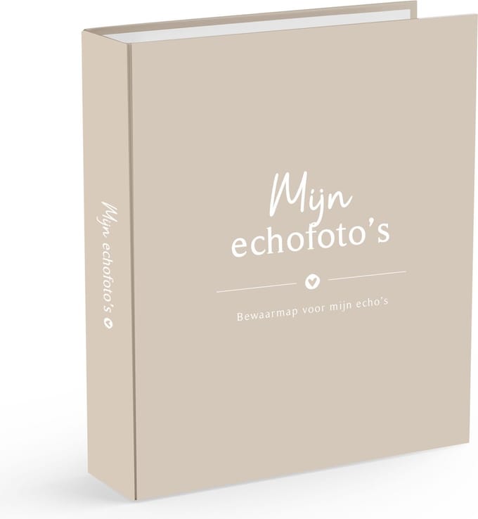 Fyllbooks - Echofoto's Bewaarbundel - Echo boekje Bewaarmap - A5 Formaat - Beige