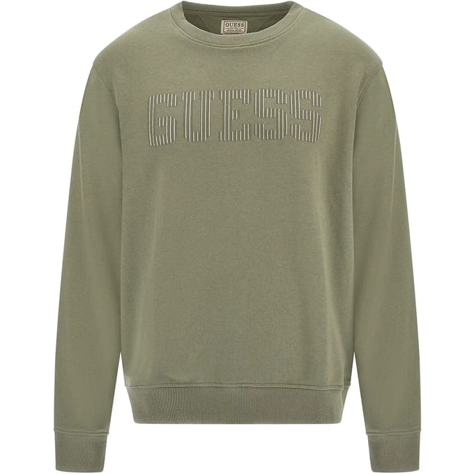 Sweatshirt fleece met ronde hals Guess Beau