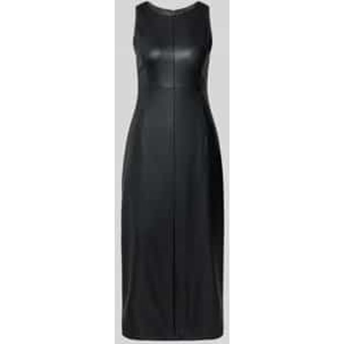 Maxi-jurk in leerlook