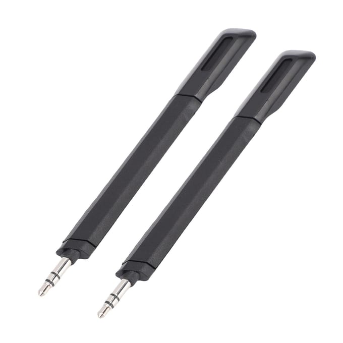 2 stuks Microfoons Geschikt voor Logitech G733 Lightspeed Draadloze Gaming Headset 3.5mm Afneembare Ruisonderdrukkende Microfoons