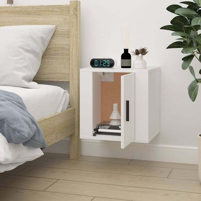 vidaXL - Tv-wandmeubel - 40x34,5x40 - cm - wit