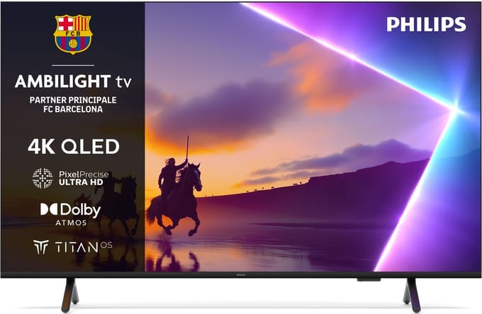 Philips 43" Flat screen TV LED 4K 43PUS8510 43" LED-backlit LCD TV - QLED - 4K Ambilight