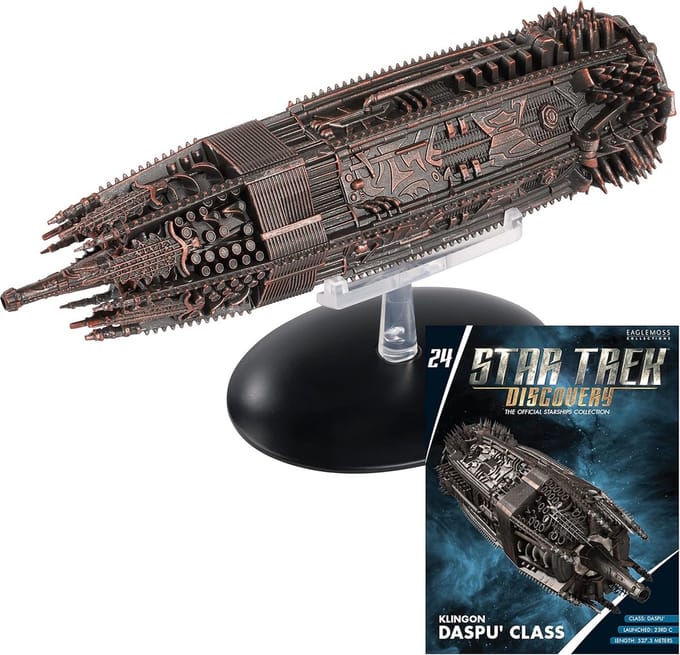 Eaglemoss Star Trek Discovery Klingon Daspu' Class Ship Replica Figure