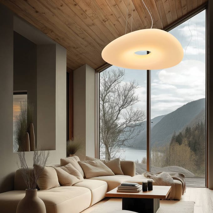 Stilnovo Mr. Magoo LED hanglamp, Phase, Ø 52 cm