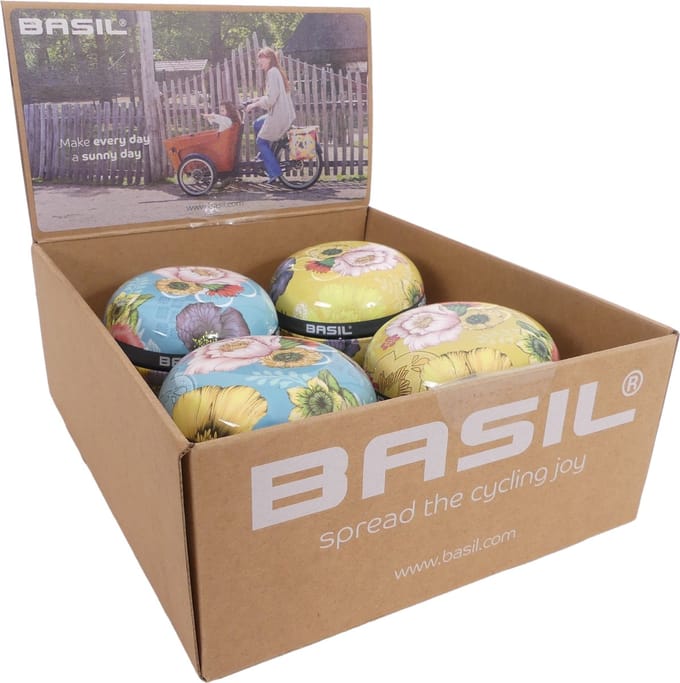 Basil Bloom Field - Bellendisplay - Set van 4 bellen in display