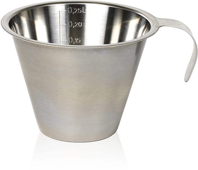 Funktion Measuring jug 0.25 litres steel