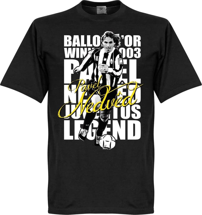 Nedved Legend T-Shirt - Zwart - 4XL