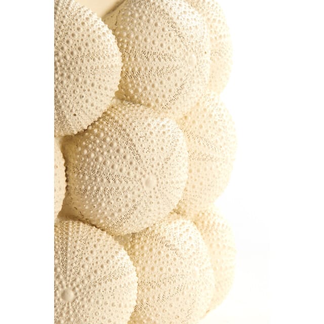 Light & Living - Vaas SEA URCHIN - Ø20.5x18cm - Wit