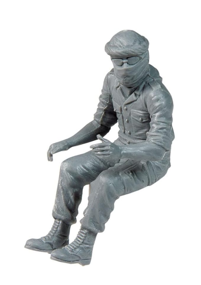 AK Interactive Équipage de Véhicule de Combat Léger Désert Set de Figurines Maquette en Plastique AK35017 1/35 gray