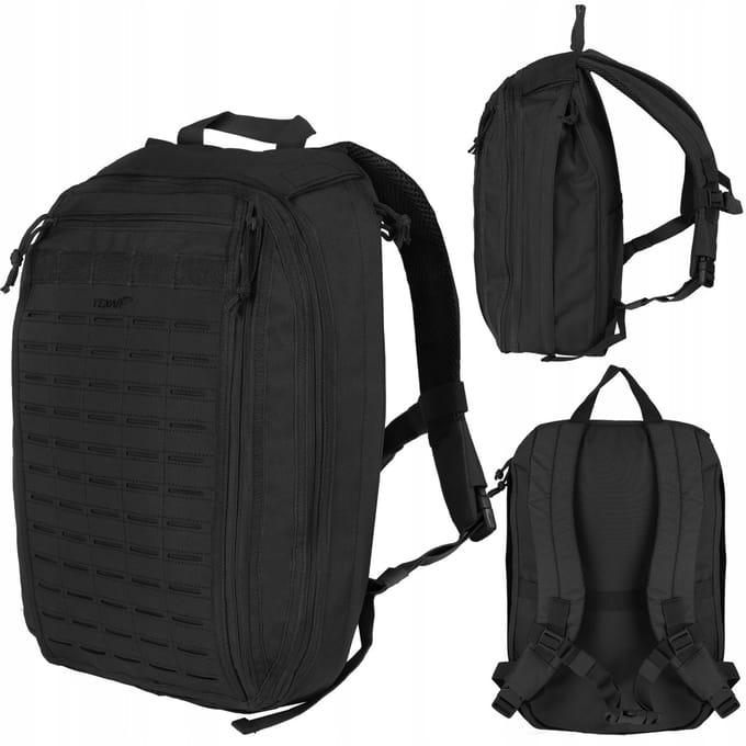Texar SkyPack tactische rugzak 27L - zwart, MOLLE-systeem