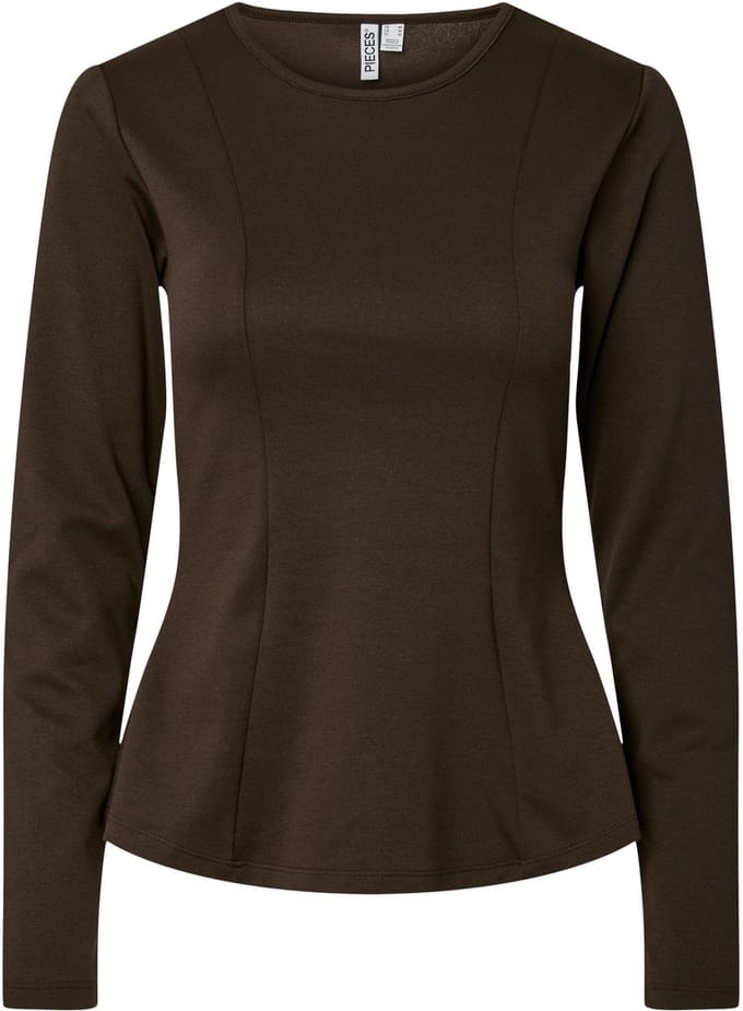 PIECES - PCLUCCI LS PEPLUM TOP JRS D2D - Meisjes - Blouses