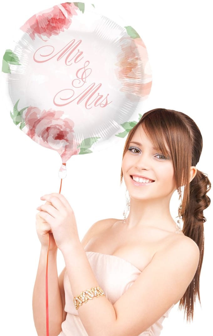 Folat - Folieballon Mr & Mrs 45cm