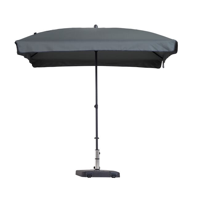 Parasol Rechthoek Grijs 210 x 140 cm Patmos Madison