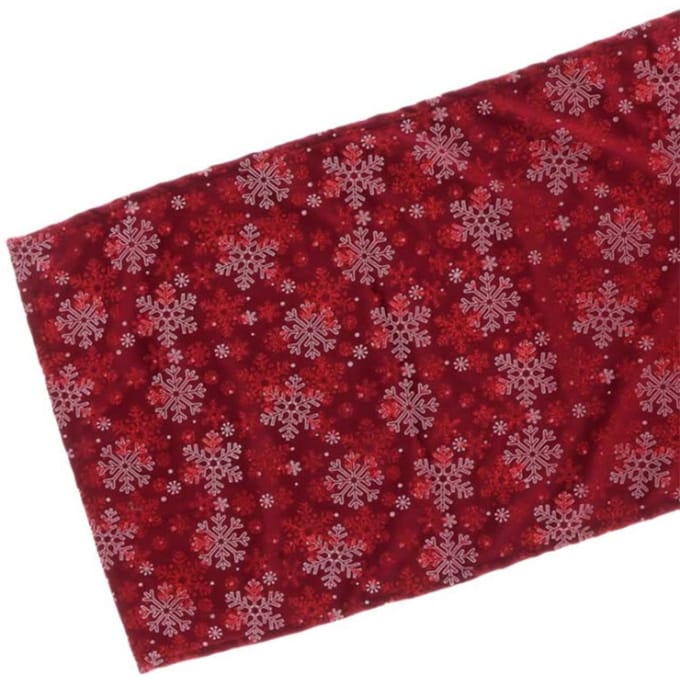 Unique Living | tafelloper sigrid 45x150cm red