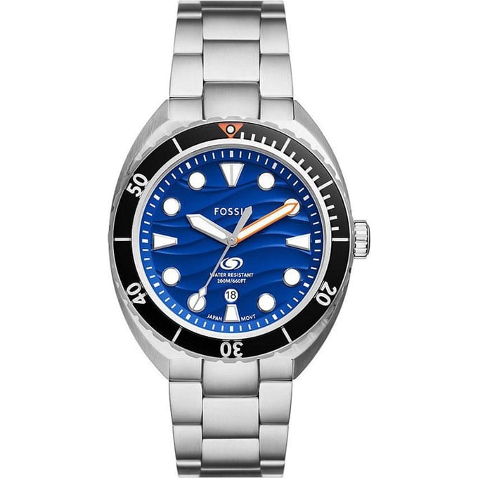 FOSSIL FS6064 Heren Horloge - Zilverkleurig