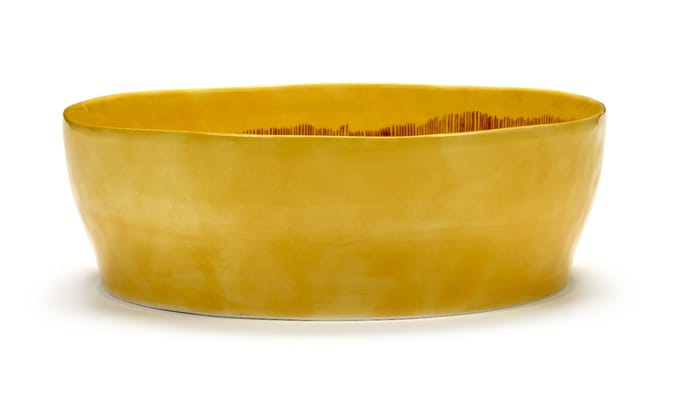 Serax Feast Slakom - yellow/stripes root