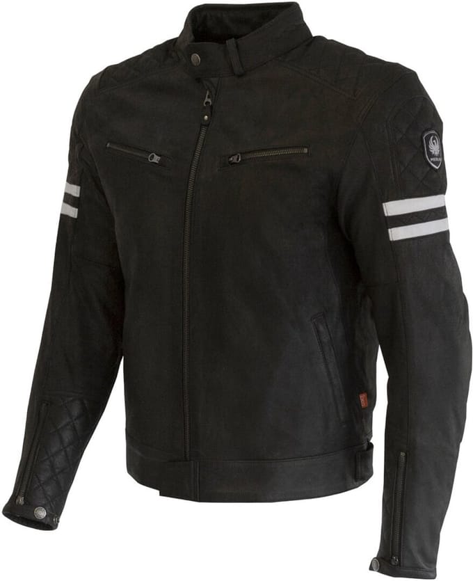 Merlin Hixon II D3O Zwart Leren Motorjas - Jas