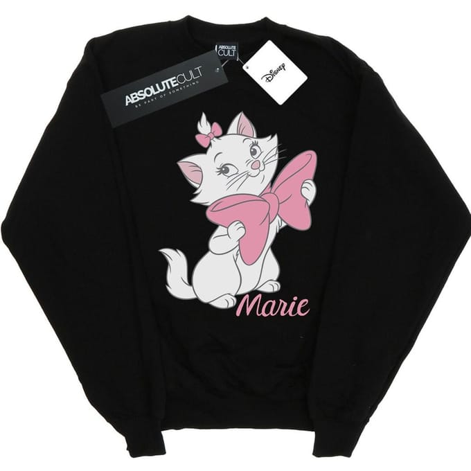 Disney Dames/Dames Aristokatten Marie Strik Sweatshirt (Zwart)