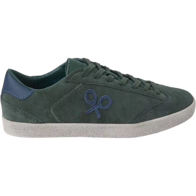 Effen casual suède leren sneakers Silbon