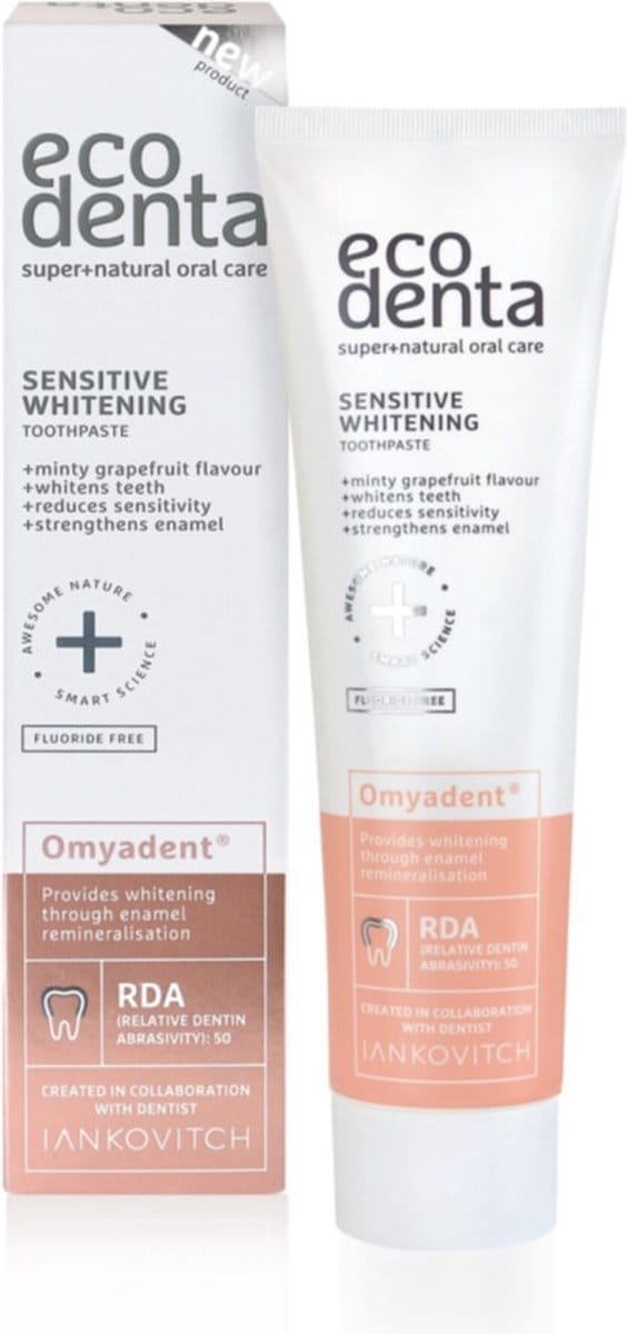 Ecodenta Tandpasta Whitening Sensitive - 100 ml