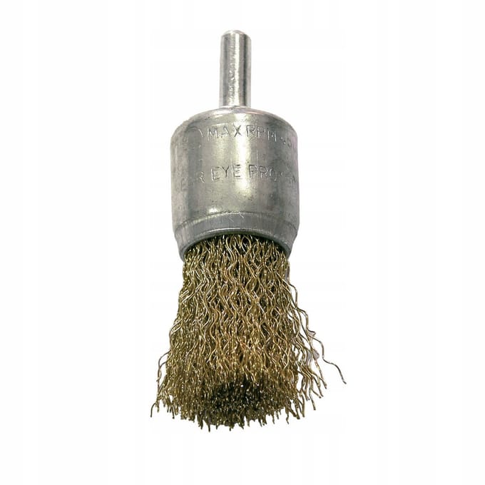 Proline messing draadborstel 24mm, 6mm schacht