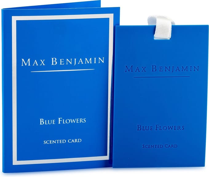 Max Benjamin Geurkaart Blue Flowers
