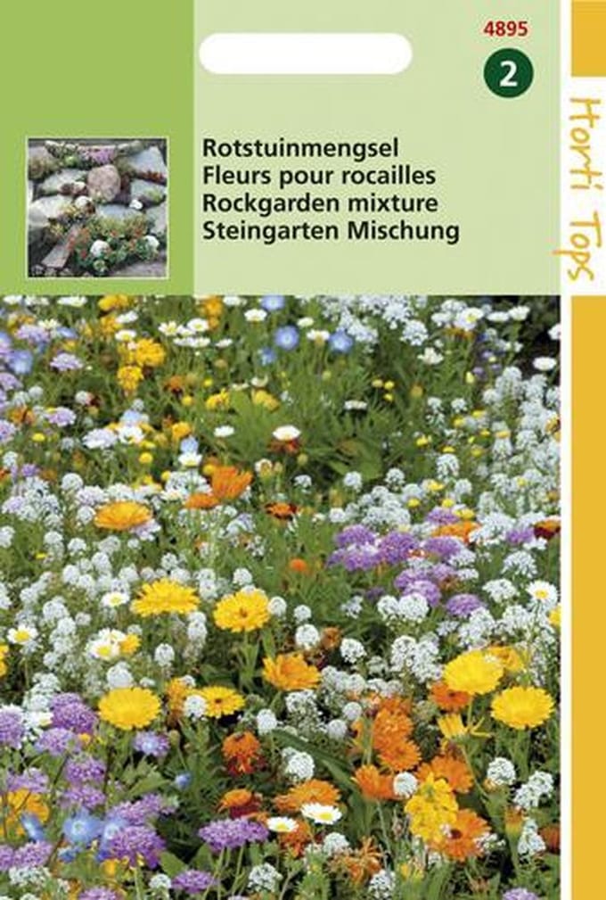 Hortitops Zaden - Rotstuinmengsel Eenjarig