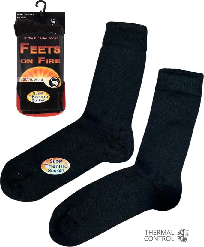Stark Soul werksokken heren 41 45 - thermo sokken - donker grijs - 5x warmer!!