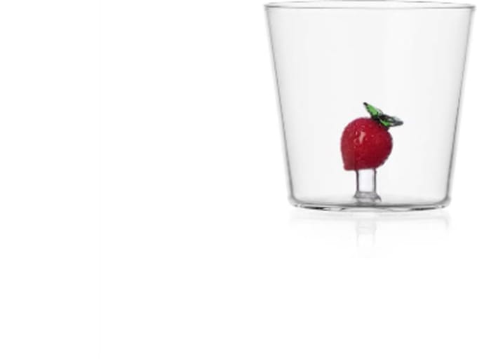 Ichendorf Milano Waterglas Fruits & Flowers Aardbei