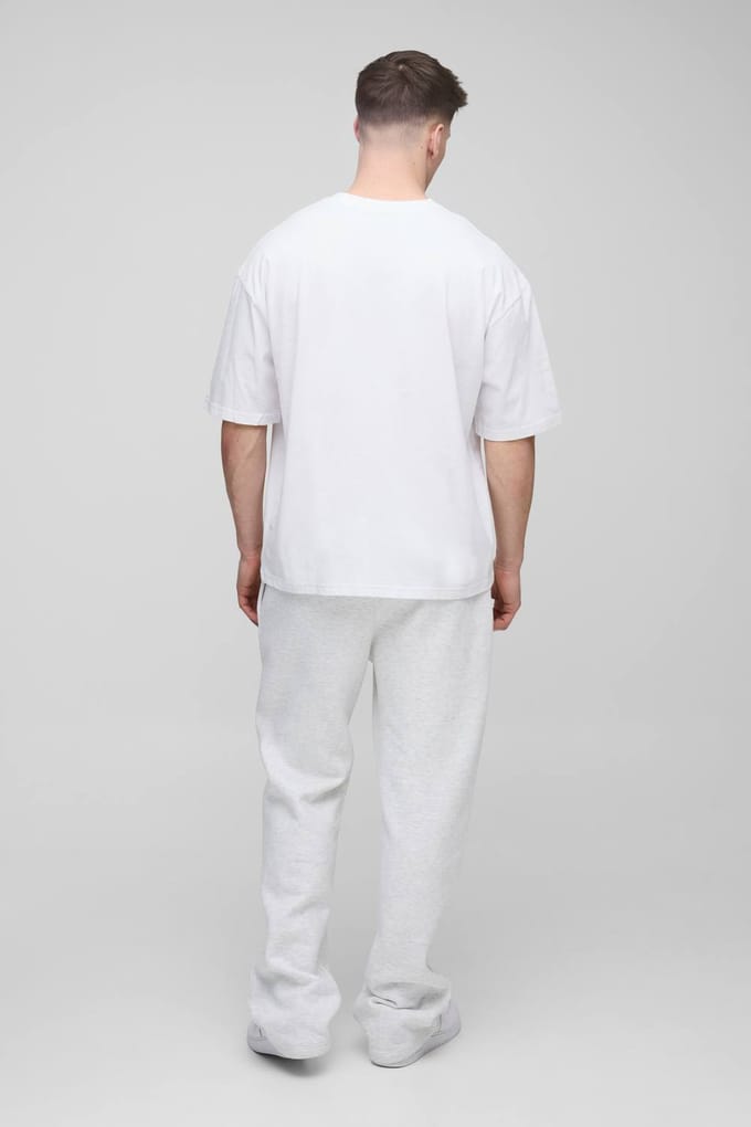 Tall Oversized Boxy Essential T-Shirt | White | Size Small
