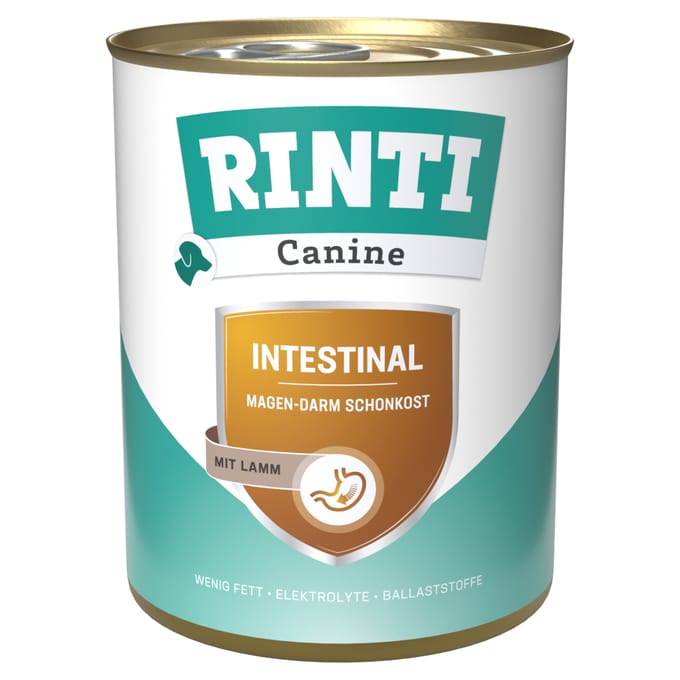 RINTI Canine Intestinal met Lamsvlees 800 g  - 6 x 800 g