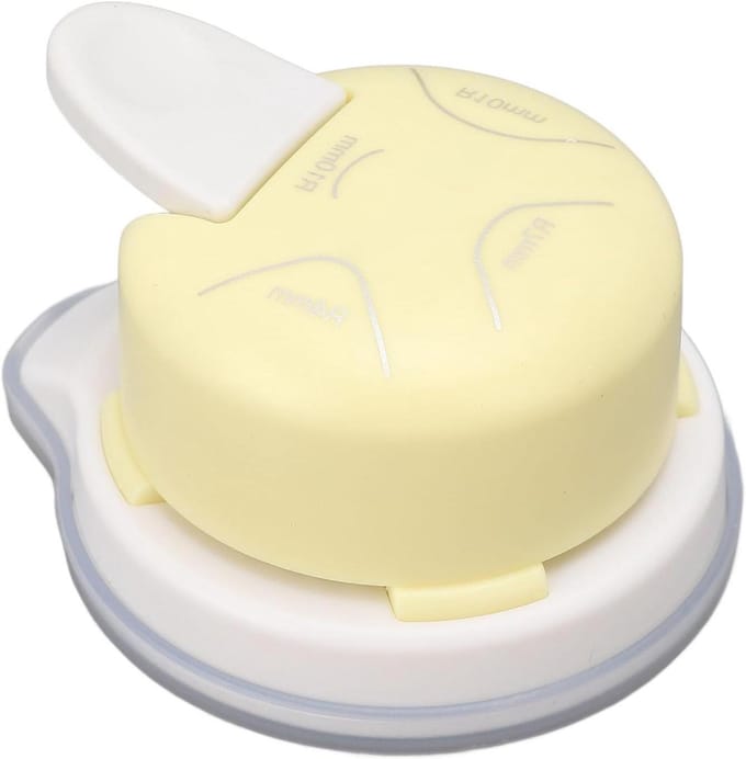 Papier Hoekroller - Rond Afsnijder - Kaarten Maken - Vier Hoekopties - 4 7 10mm - Geel