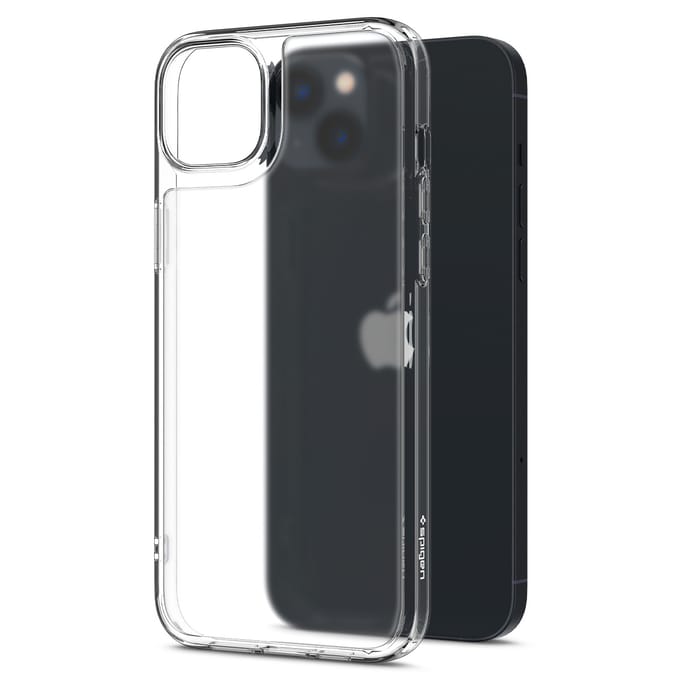Spigen Quartz Hybrid Matte Clear Backcover voor de Apple iPhone 14 Plus - Transparant