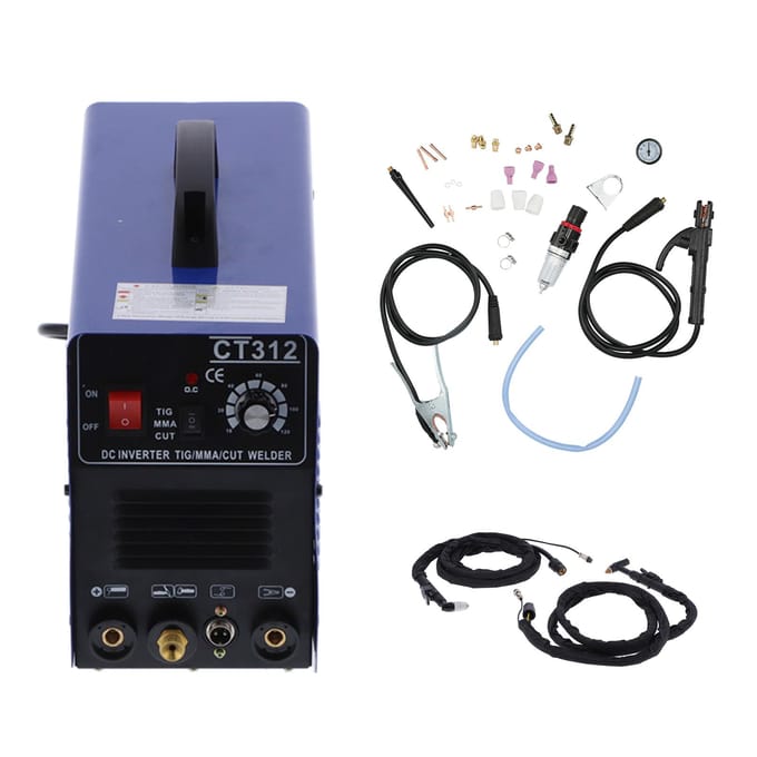 Machine de Coupe Plasma DC Inverter Soudeuse Tig Stick MMA Soudage Machine de Coupe 3 en 1 Prise US CT312 110 220V
