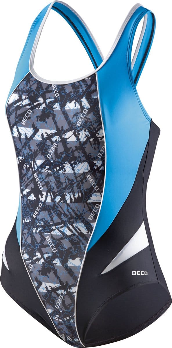 BECO badpak, competition, zwart, maat 42
