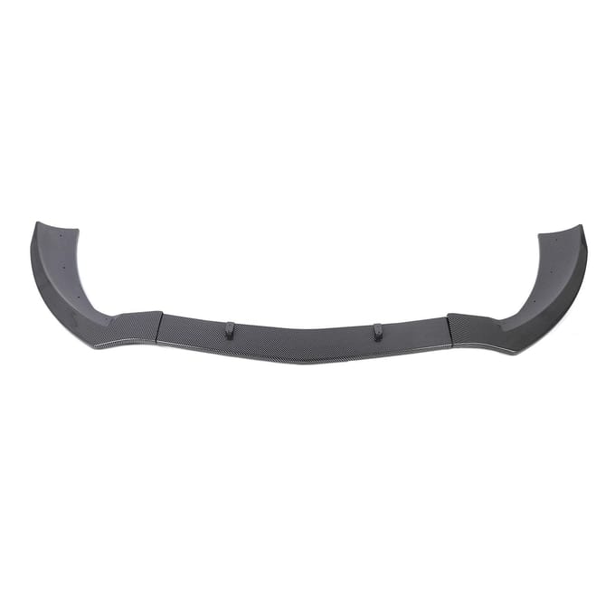 Voorbumper Lip Spoiler 3-delig Type Schokbestendig Upgrade Racing Look Bumper Lip Splitter black
