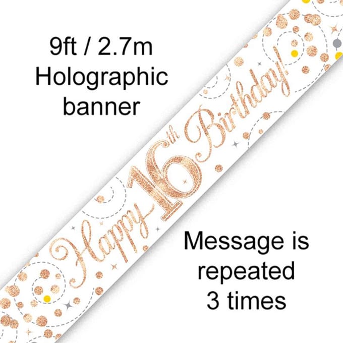 Oaktree - Banner 16 jaar Rose Gold
