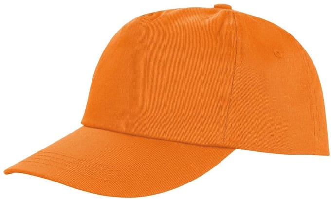 Onbedrukte Orange Cap - Verstelbare Pet - Unisex - Basic Cap