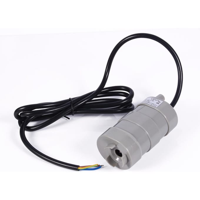 Mini DC 12V Verticale Dompelmotor Waterpomp 5M 1000L/U met 1.5M Zwarte Blote Draad