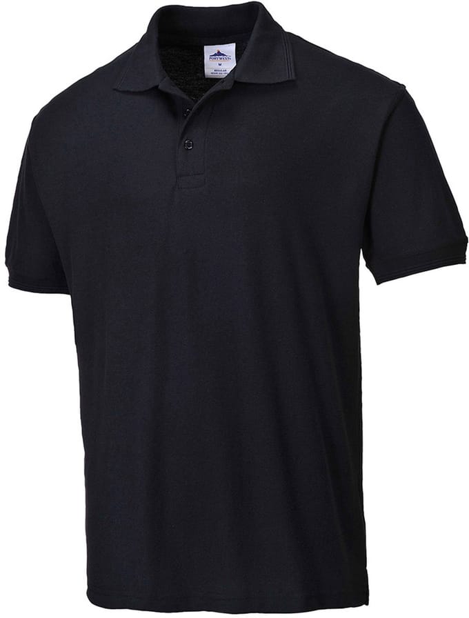 Portwest Naples Poloshirt B210 - Zwart - XS