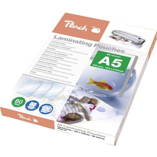 Peach - 100-pack - A5 - lamineerhoezen