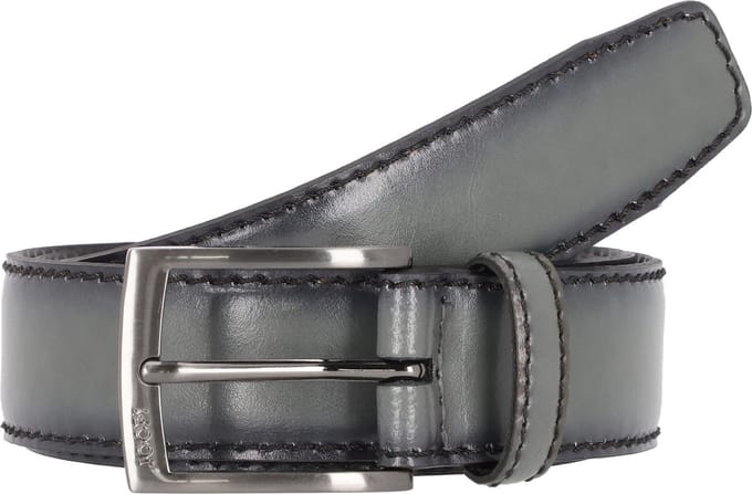 Joop! Riem leer - Jongens - 90 cm - grey
