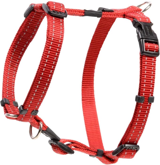 Rogz Utility Tuig Rood - Hondenharnas - S 23-37x1.1 Cm