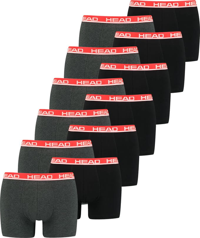 BOXERS Set van 12 stuks Head Basic Boxerbroek voor heren, shorts, ondergoed, ondergoed