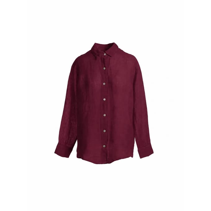 Dames lange mouw blouse in gaas Haris Cotton Essentials