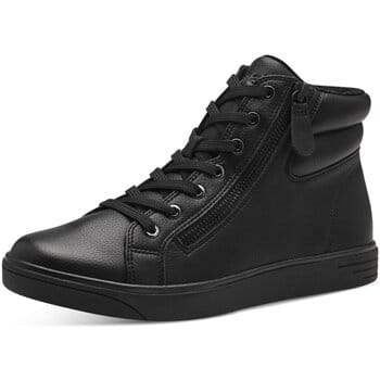 Jana Dames Veterboot - 25269-001 Zwart - Wijdte H - Maat 37