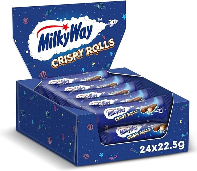 Milka Way Crispy Rolls